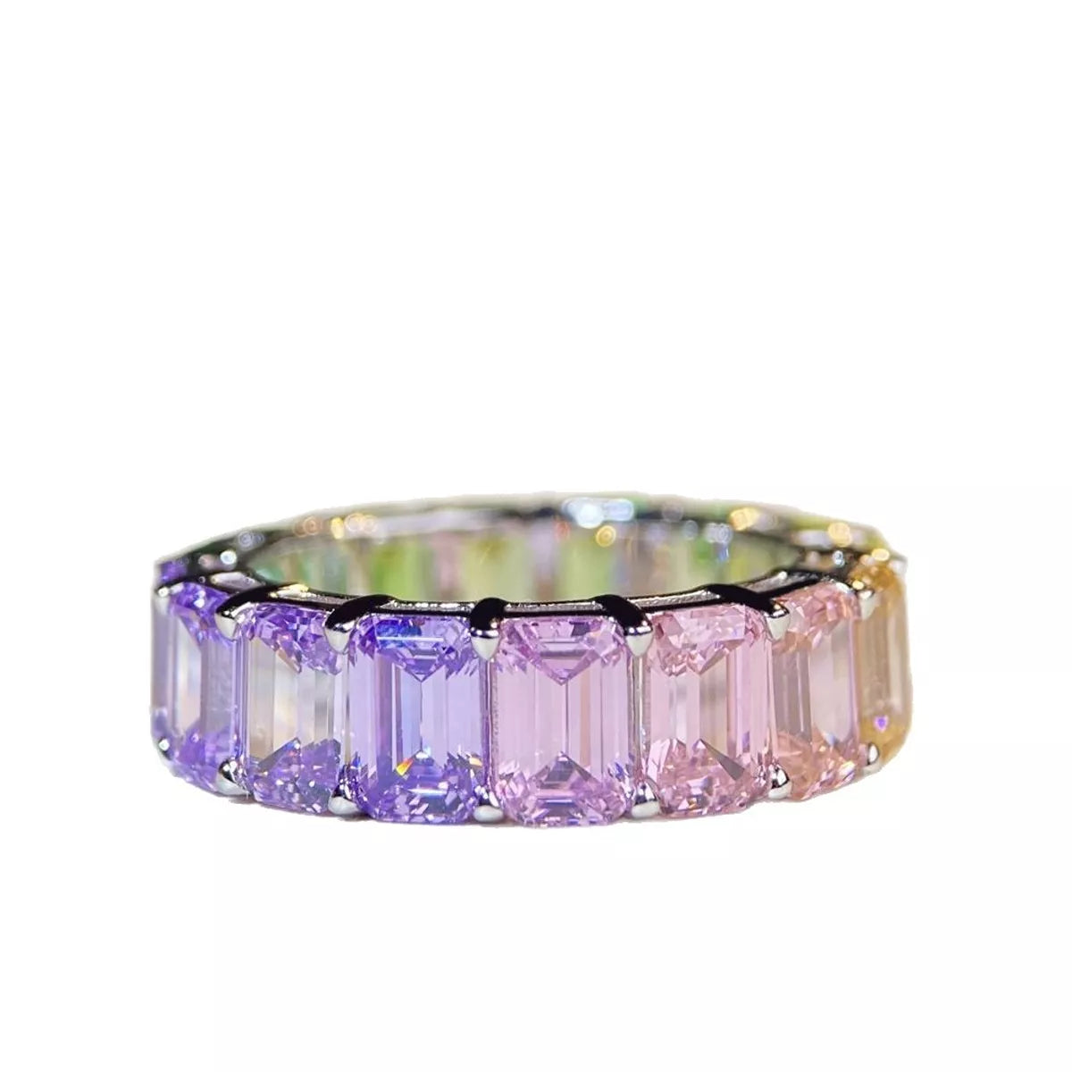 925 Sterling Silver Zircon Ring