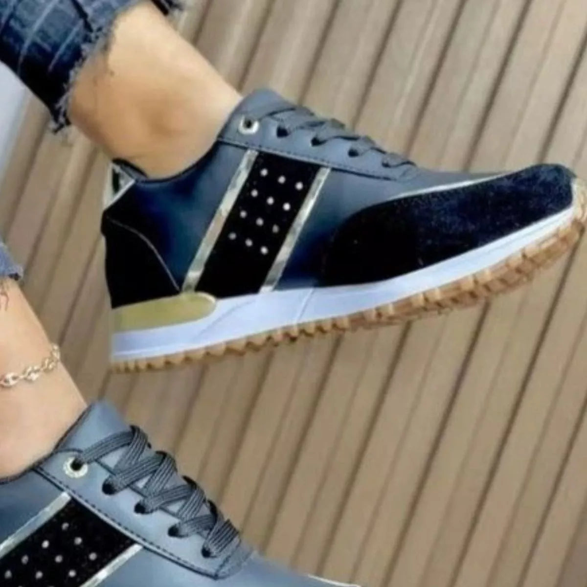 Round Toe Lace Up Athletic - Lilixa.store