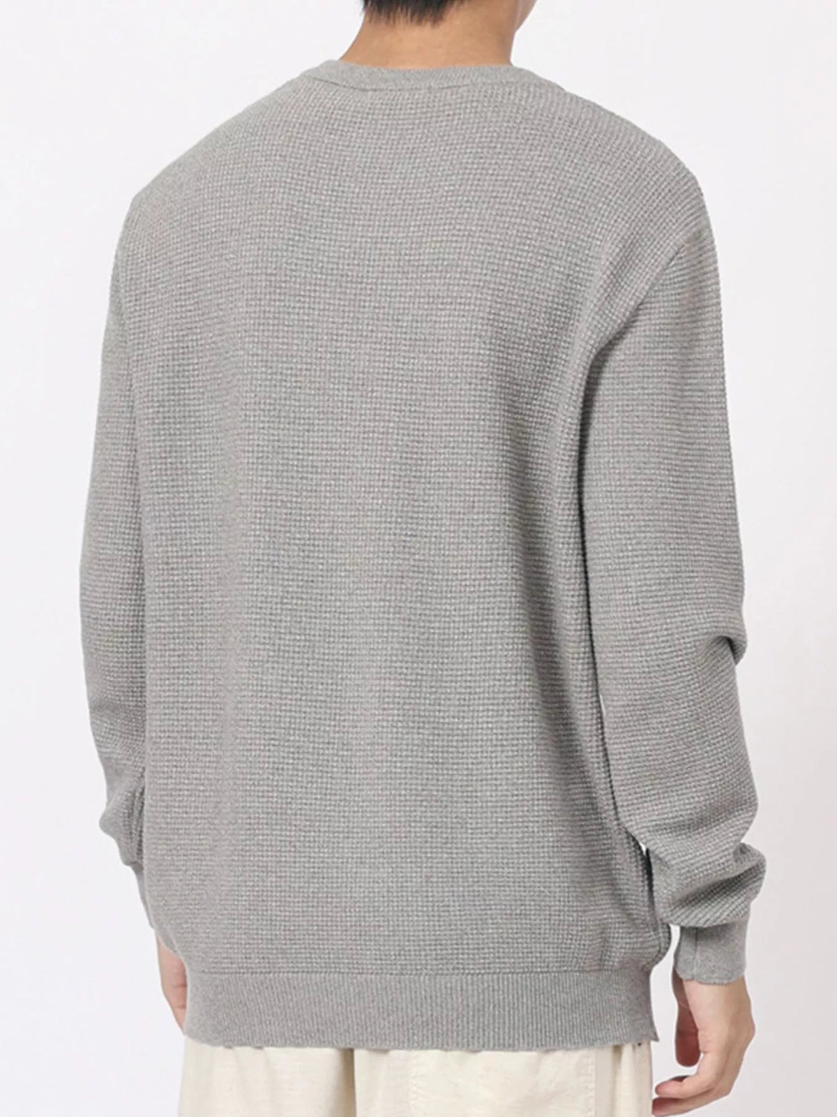 Men's Plus Size Button Detail Waffle Knit Top - Lilixa.store