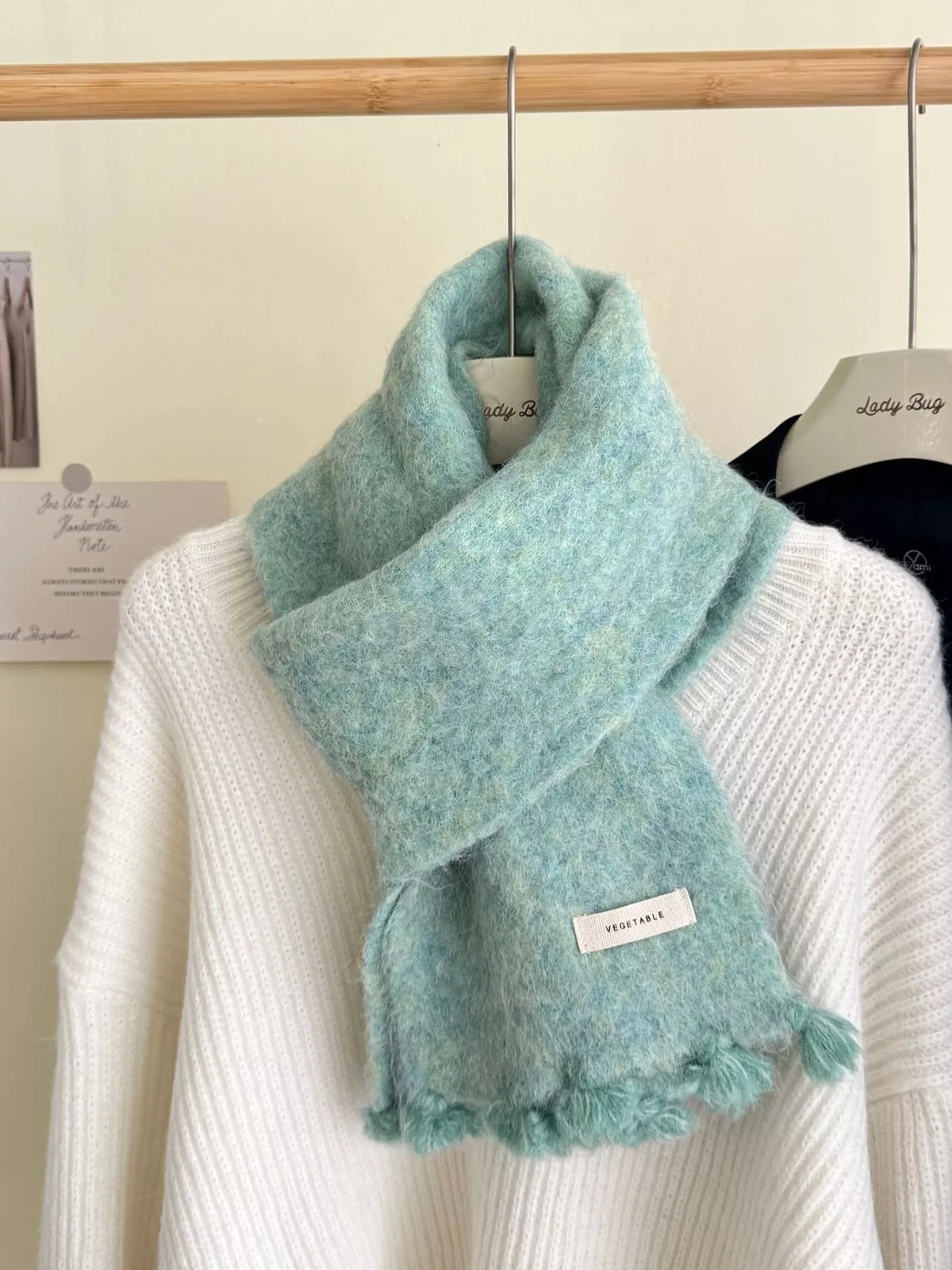 Tassel Knitted Scarf - Lilixa.store