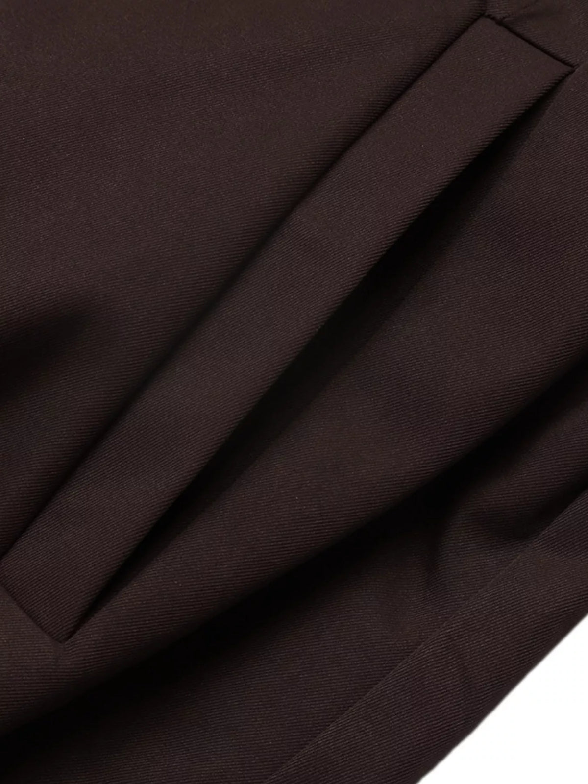 Zip Up Dropped Shoulder Jacket in Coffee Brown, view 10