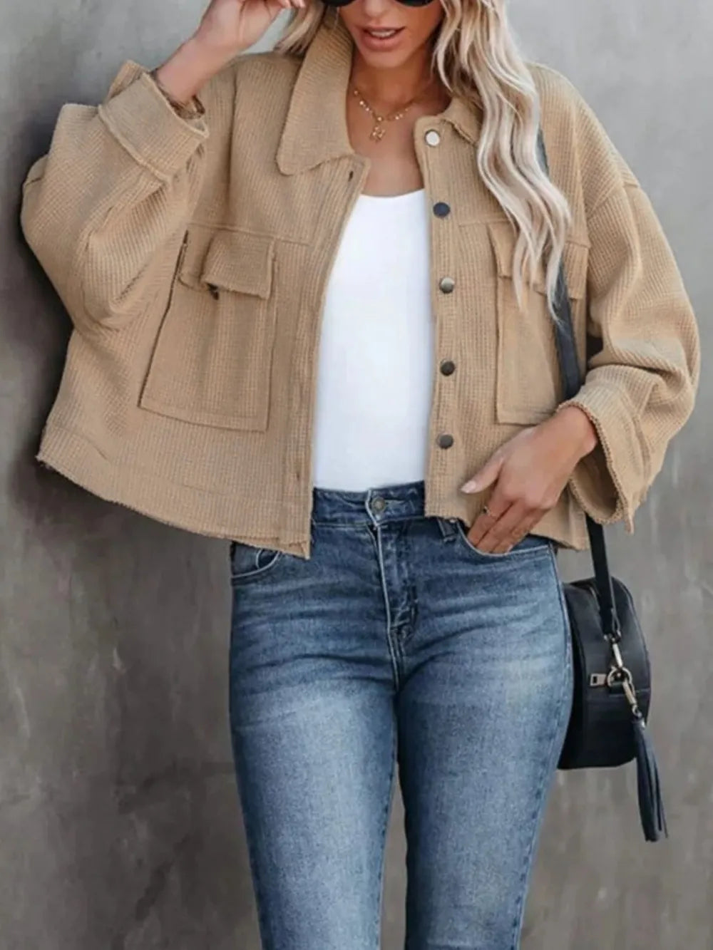Button Up Long Sleeve Jacket, view 10