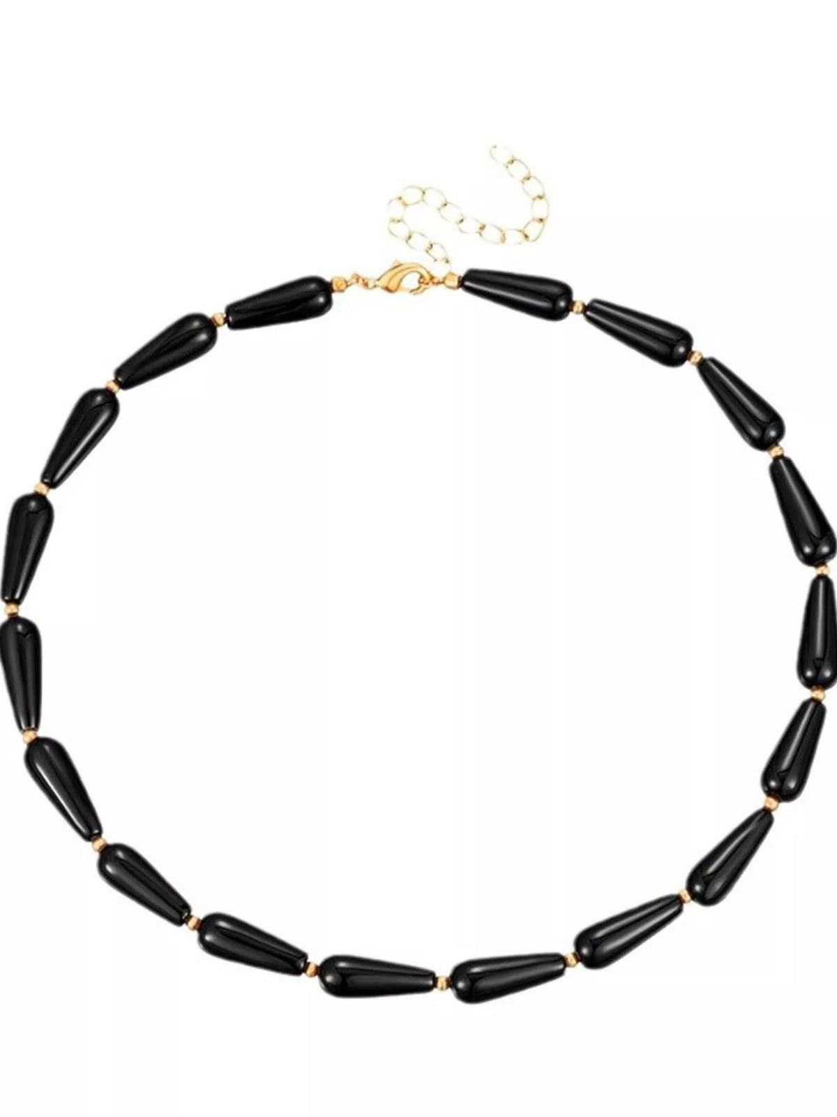 Alloy Teardrop Adjustable Necklace - Lilixa.store