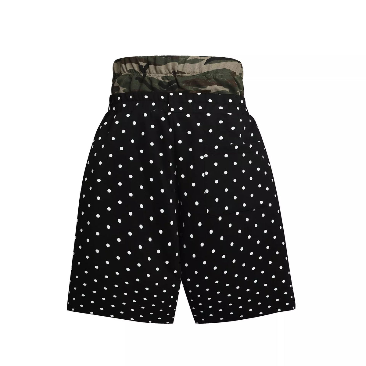 Men's Polka Dot Boxing Shorts with Camouflage Waistband - Lilixa.store