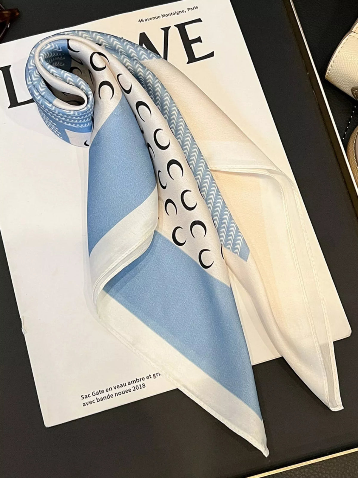 Printed Silk Square Scarf - Lilixa.store