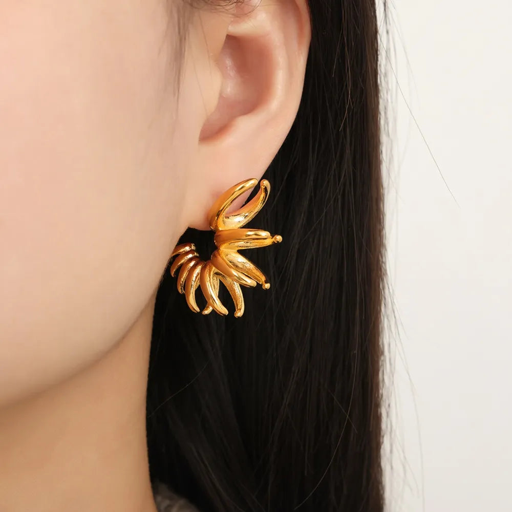 Titanium Steel Irregular Shape Earrings – image 1 | Lilixa Trending Jewelry