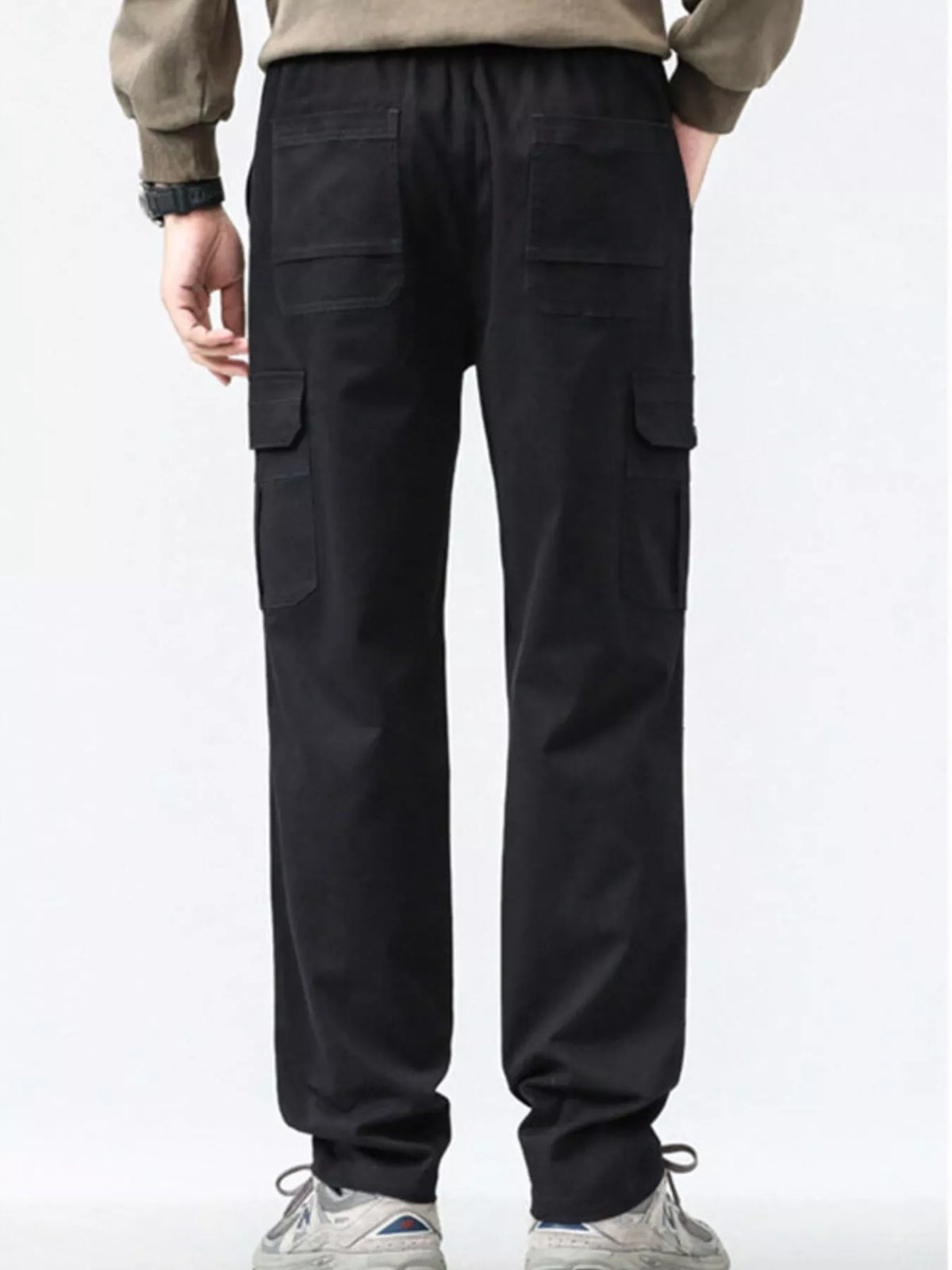 Men's Plus Size Relaxed Fit Cargo Pants, view 4