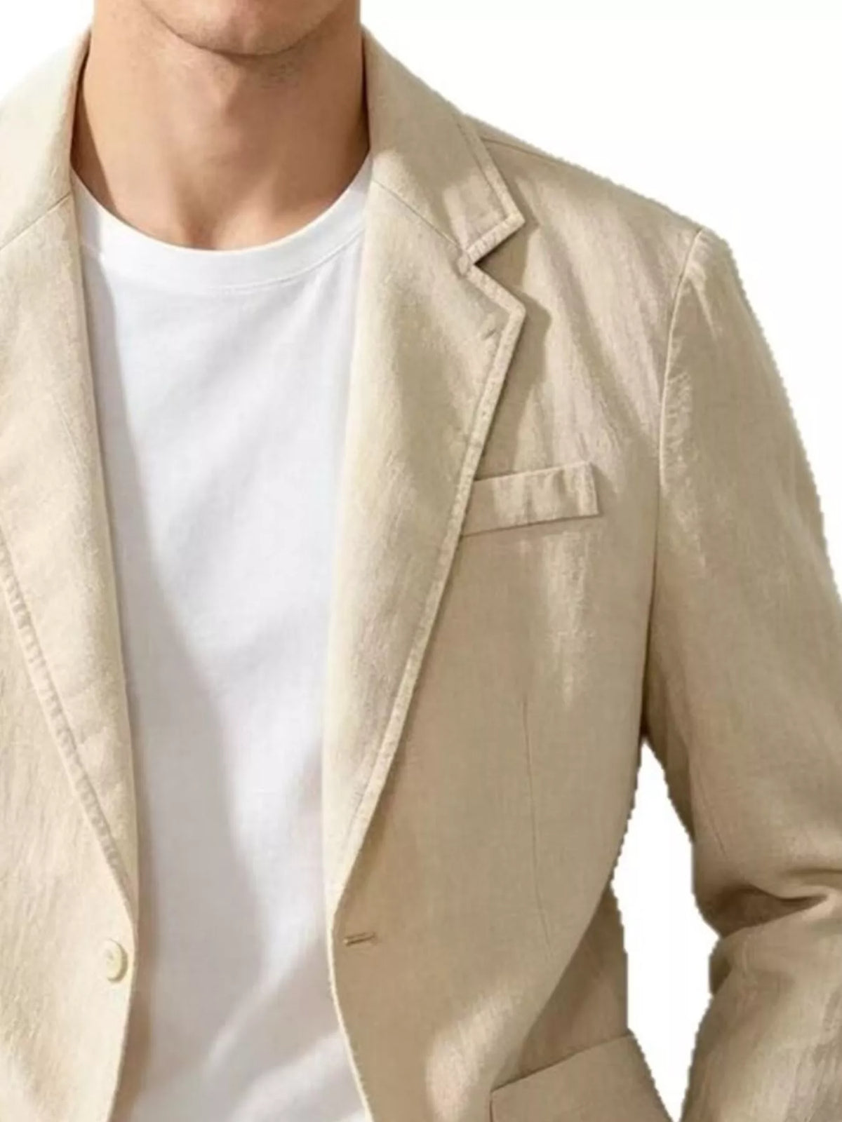 Men's Plus Size Button Up Long Sleeve Blazer - Lilixa.store