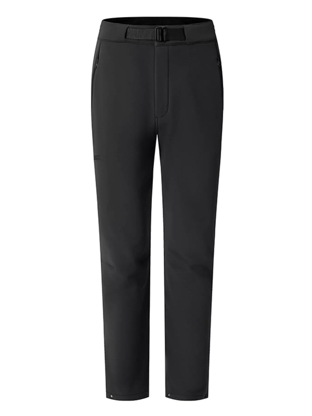 Men's Plus Size Slim Fit Pants in Black