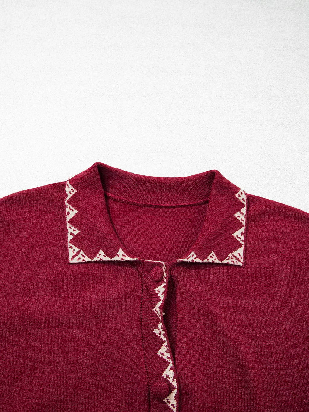 Bow Pocket Collar Long Sleeve Knit Cardigan - Lilixa.store