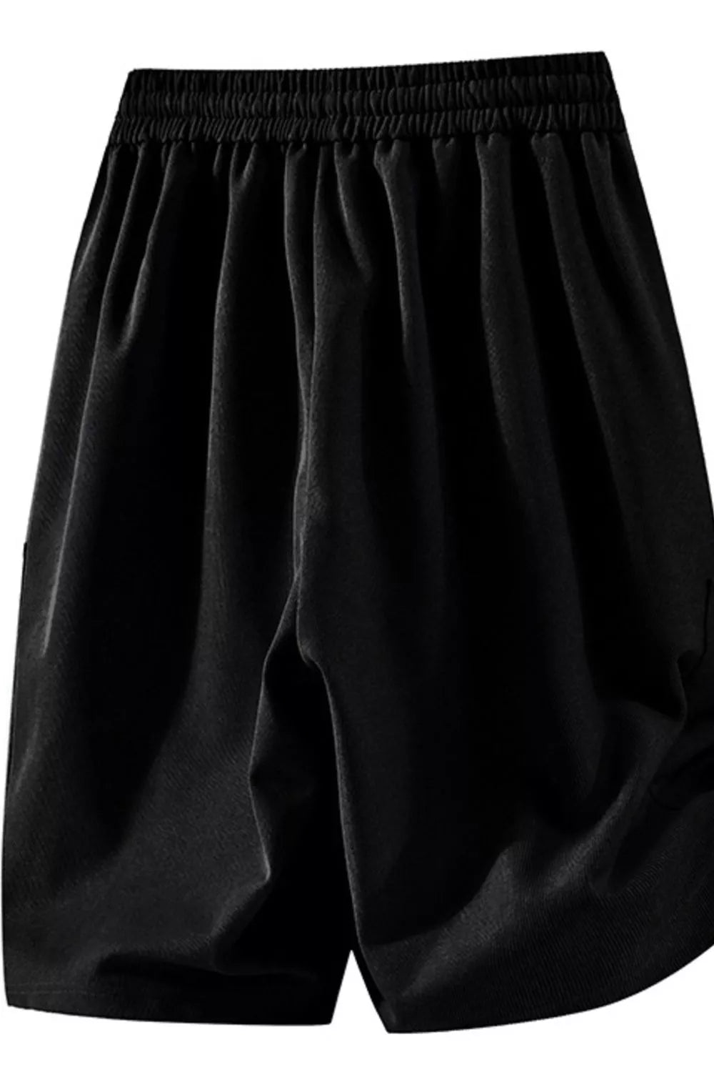 Men's Plus Size Drawstring Pocketed Shorts, view 3