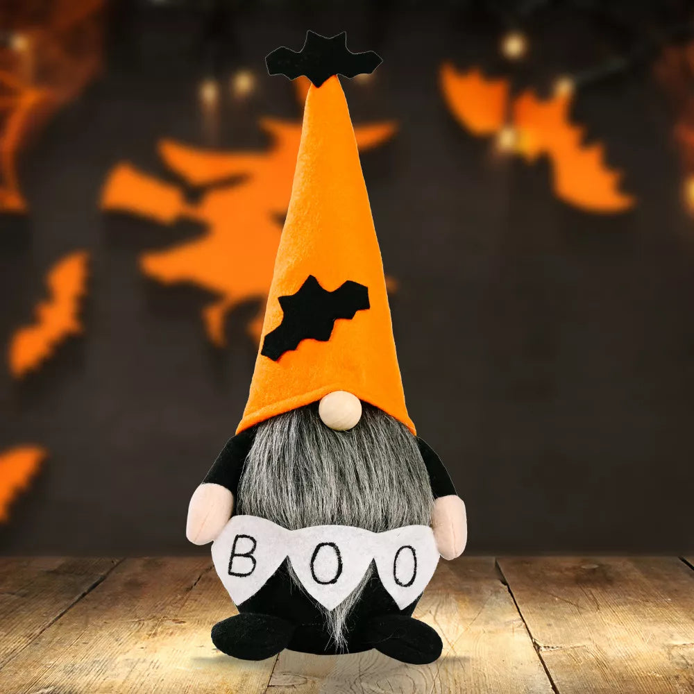 Halloween Decorative Gnome with 'BOO' Sign - Lilixa.store