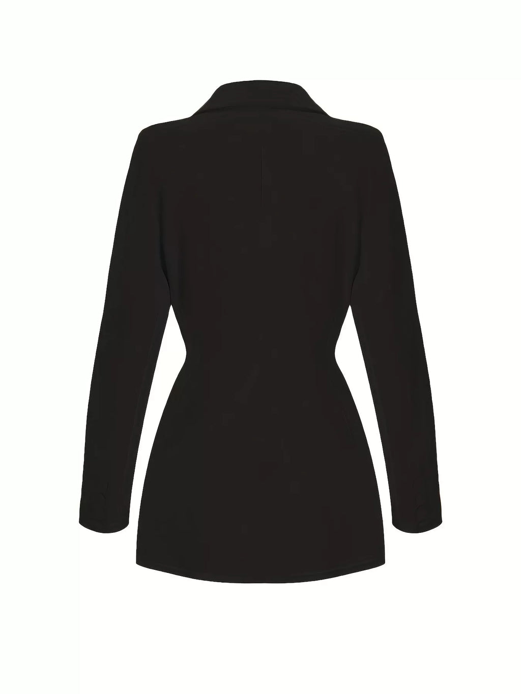 Slim-Fit Lapel Collar Blazer - Lilixa.store