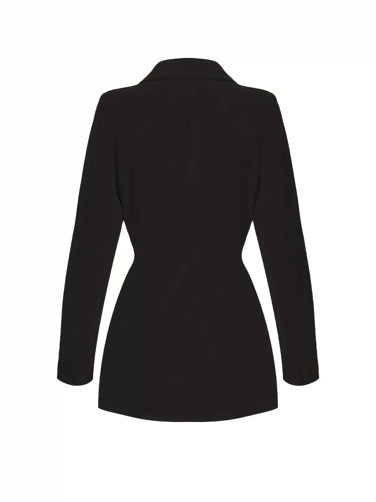 Slim-Fit Lapel Collar Blazer - Lilixa.store