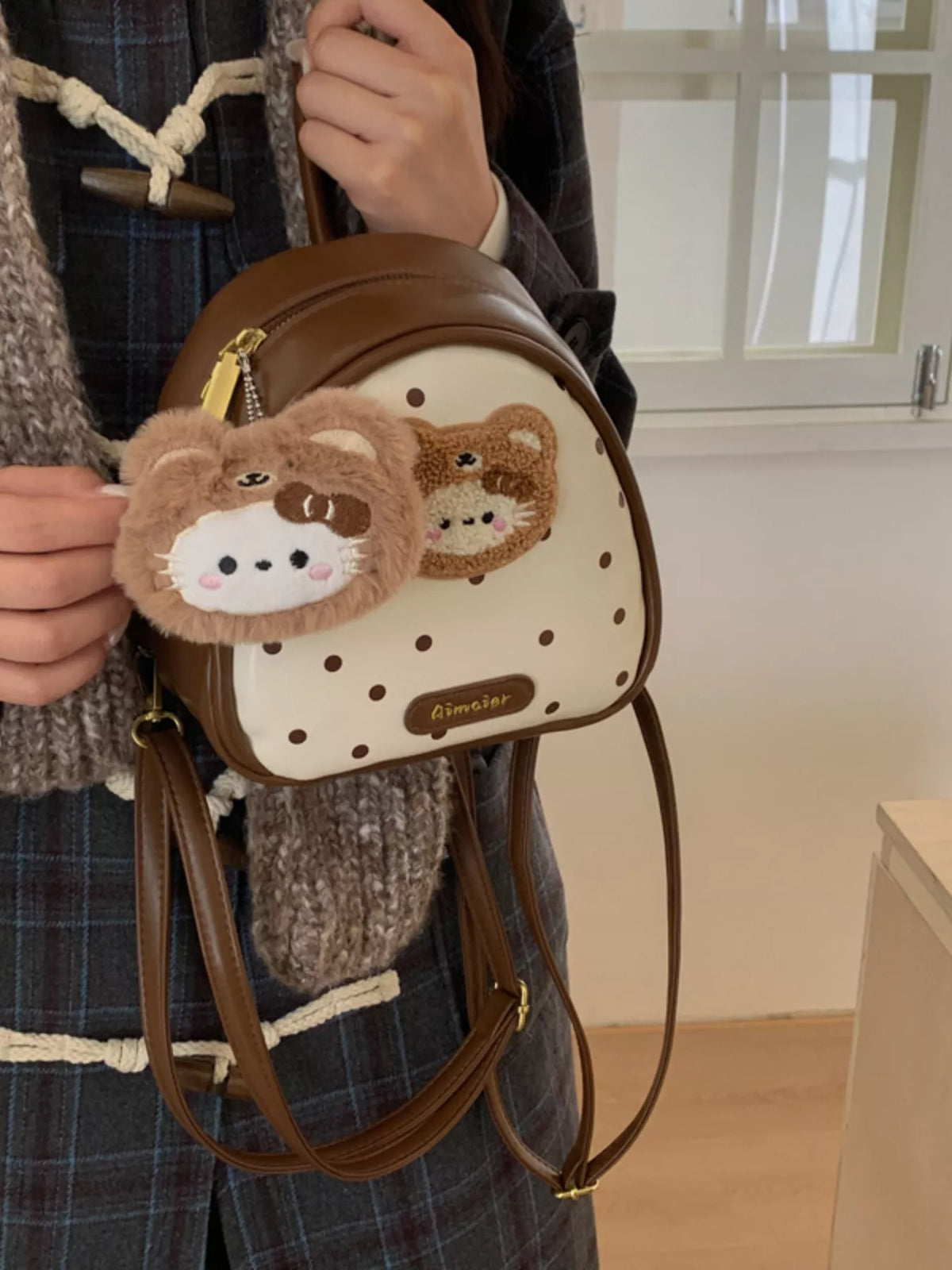 Cartoon Bear Backpack Bag - Lilixa.store