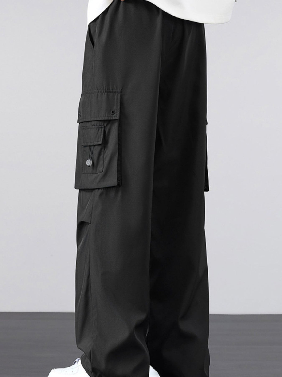 Men's Plus Size Loose Fit Cargo Pants, view 2