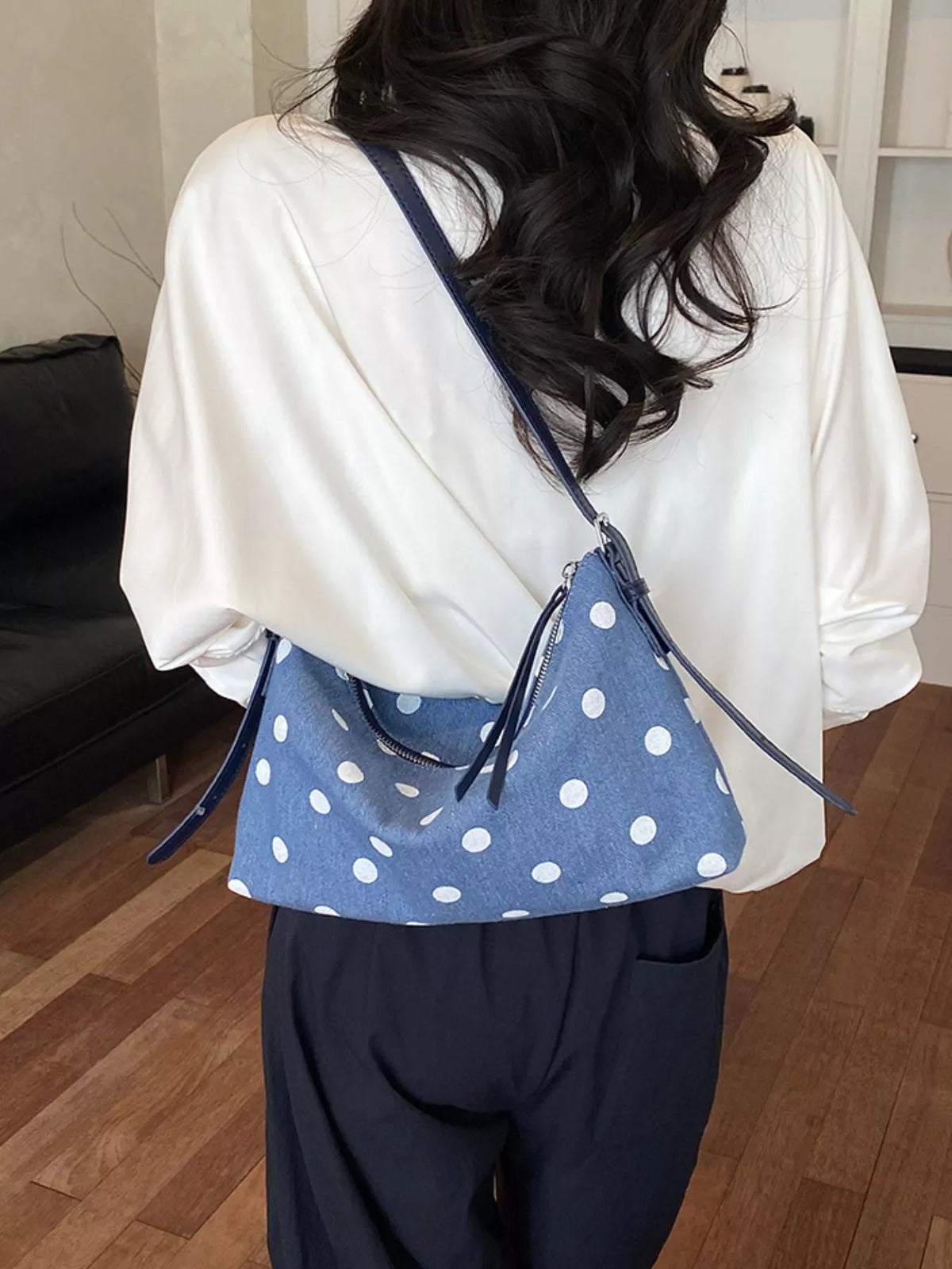 Polka Dot Shoulder Bag - Lilixa.store