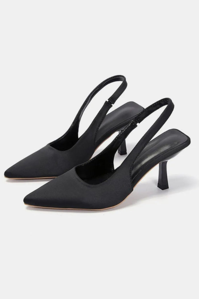 PU Leather Point Toe Pumps - Lilixa.store