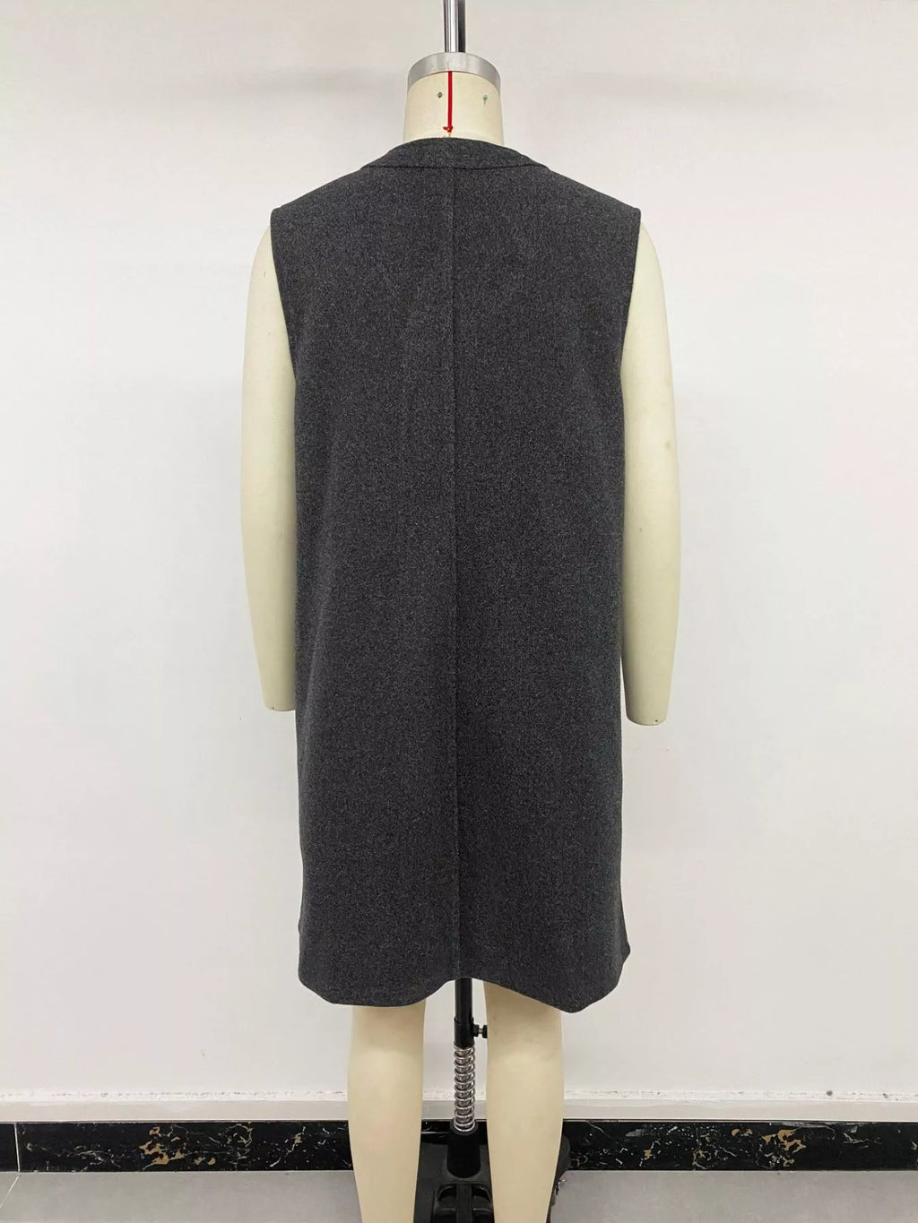 Sleeveless Longine Vest Coat - Lilixa.store