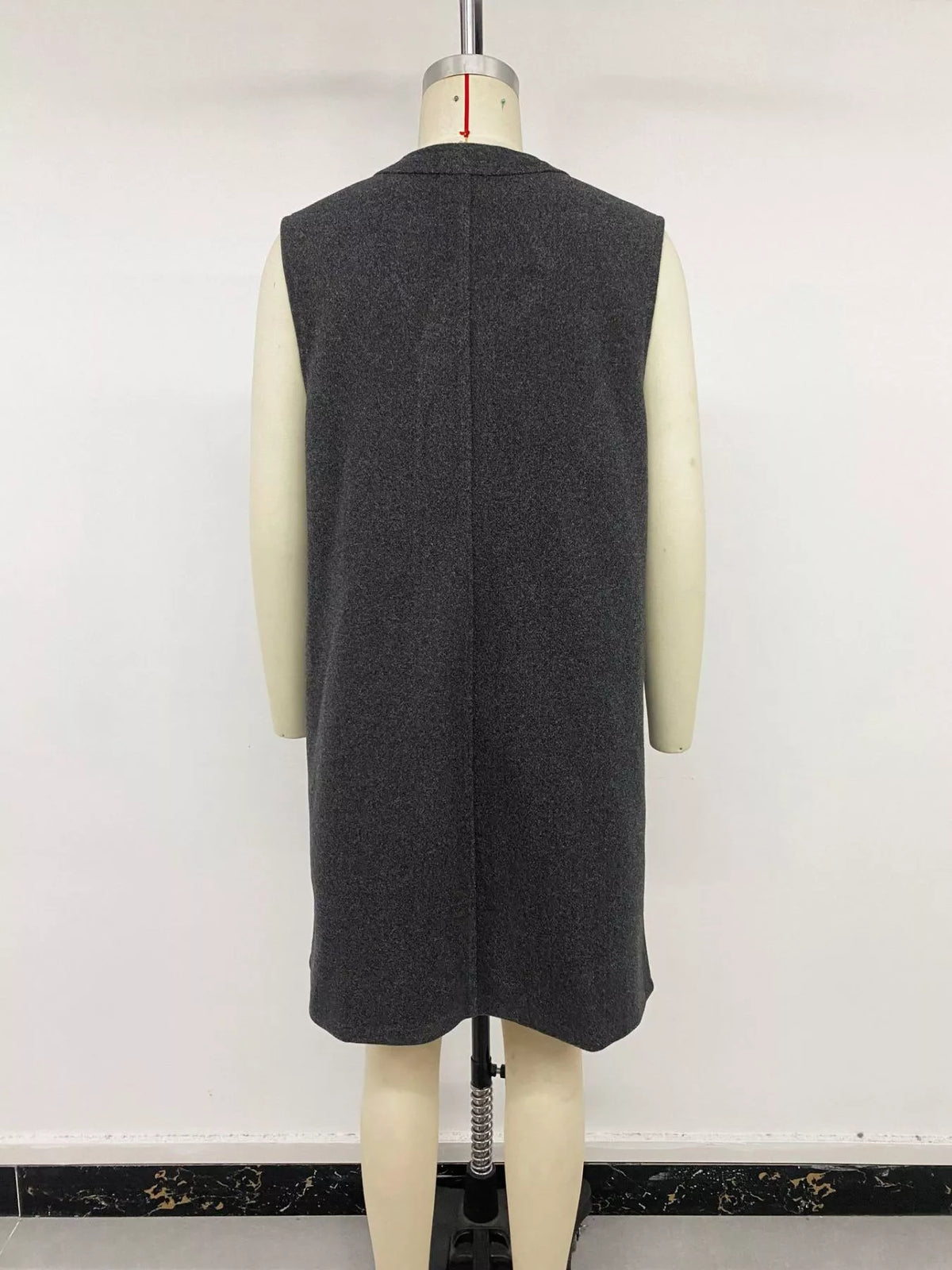 Sleeveless Longine Vest Coat - Lilixa.store