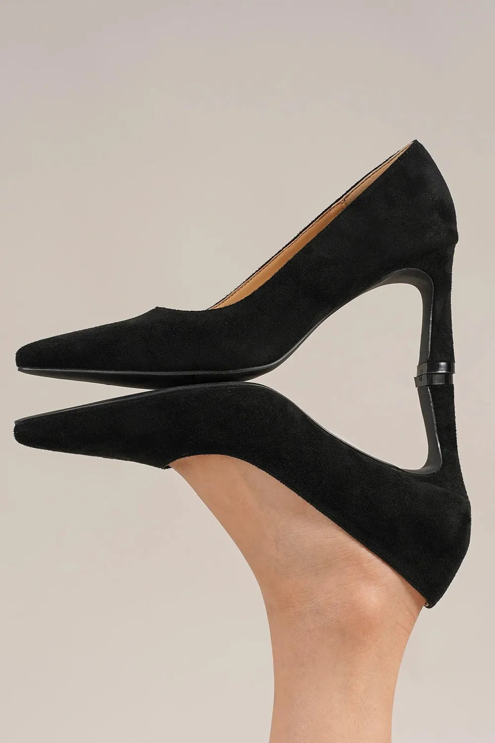 Beast Fashion Faux Suede Point Toe Pumps - Lilixa.store