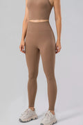 High Waist Wide Waistband Active Leggings - Lilixa.store