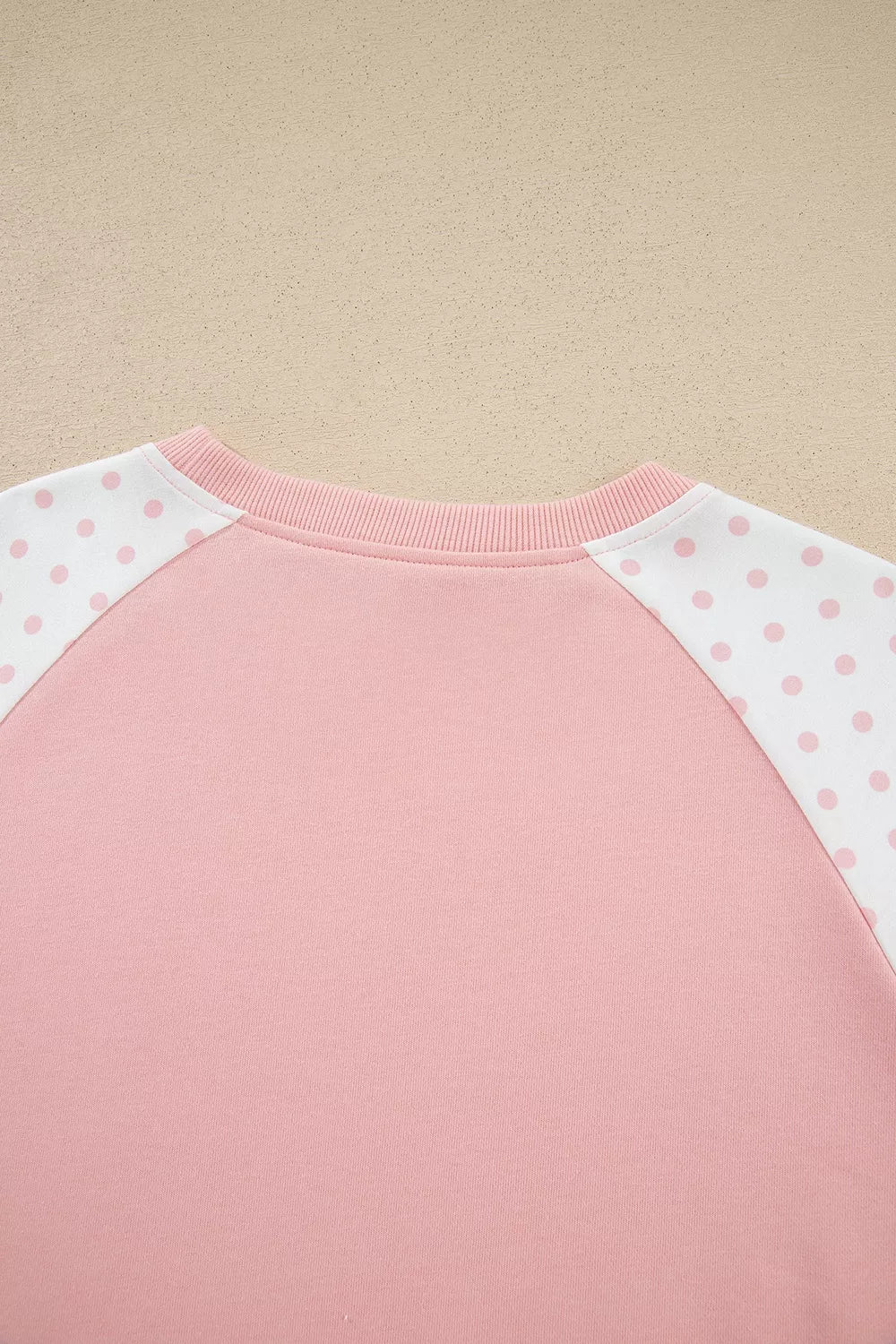 Polka Dot Cropped Sweatshirt and Wide-Leg Pants Set - Lilixa.store