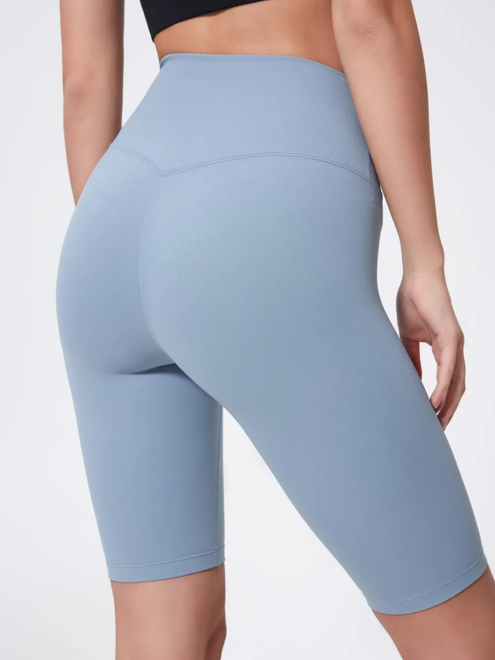 Millennia High Rise Wide Waistband Active Shorts - Lilixa.store