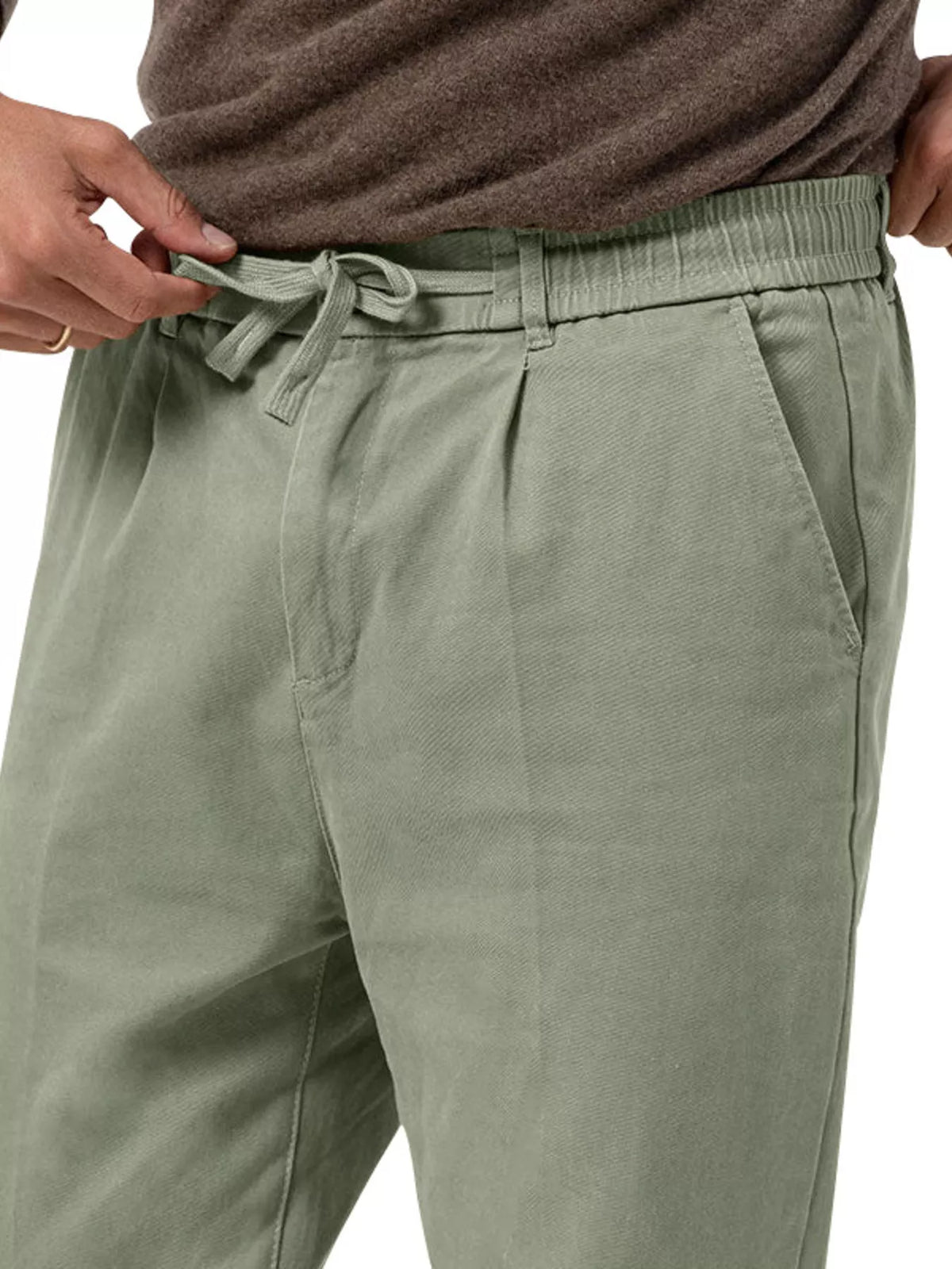 Men's Full Size Casual Drawstring Pants Plus Size