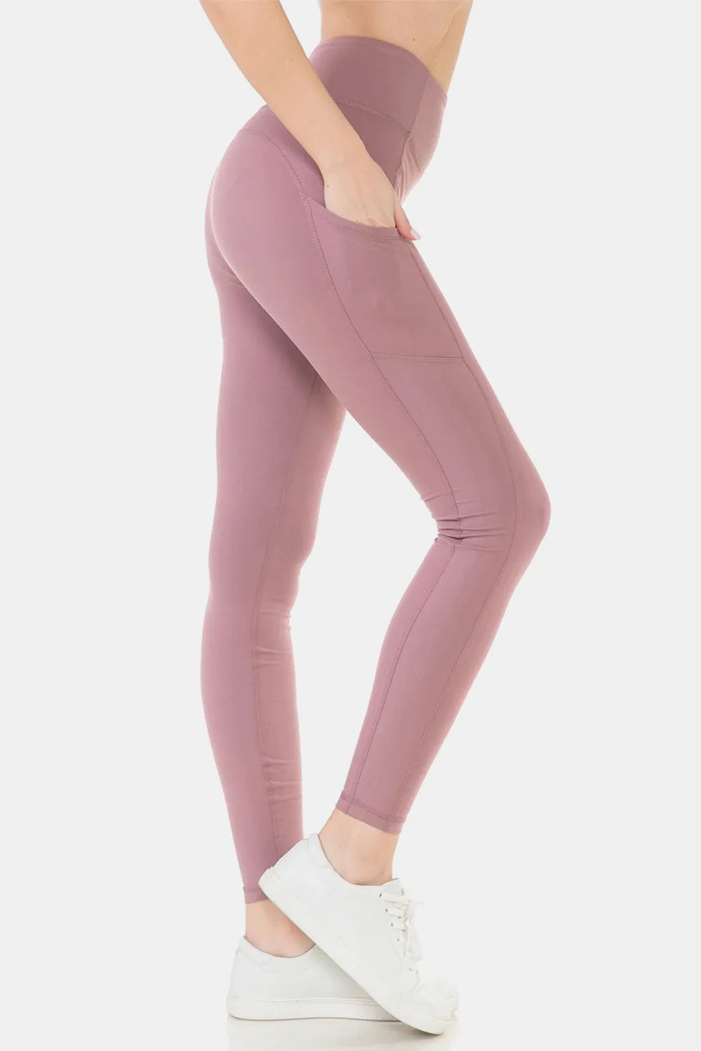 Leggings Depot Wide Waistband High Waist Leggings - Lilixa.store