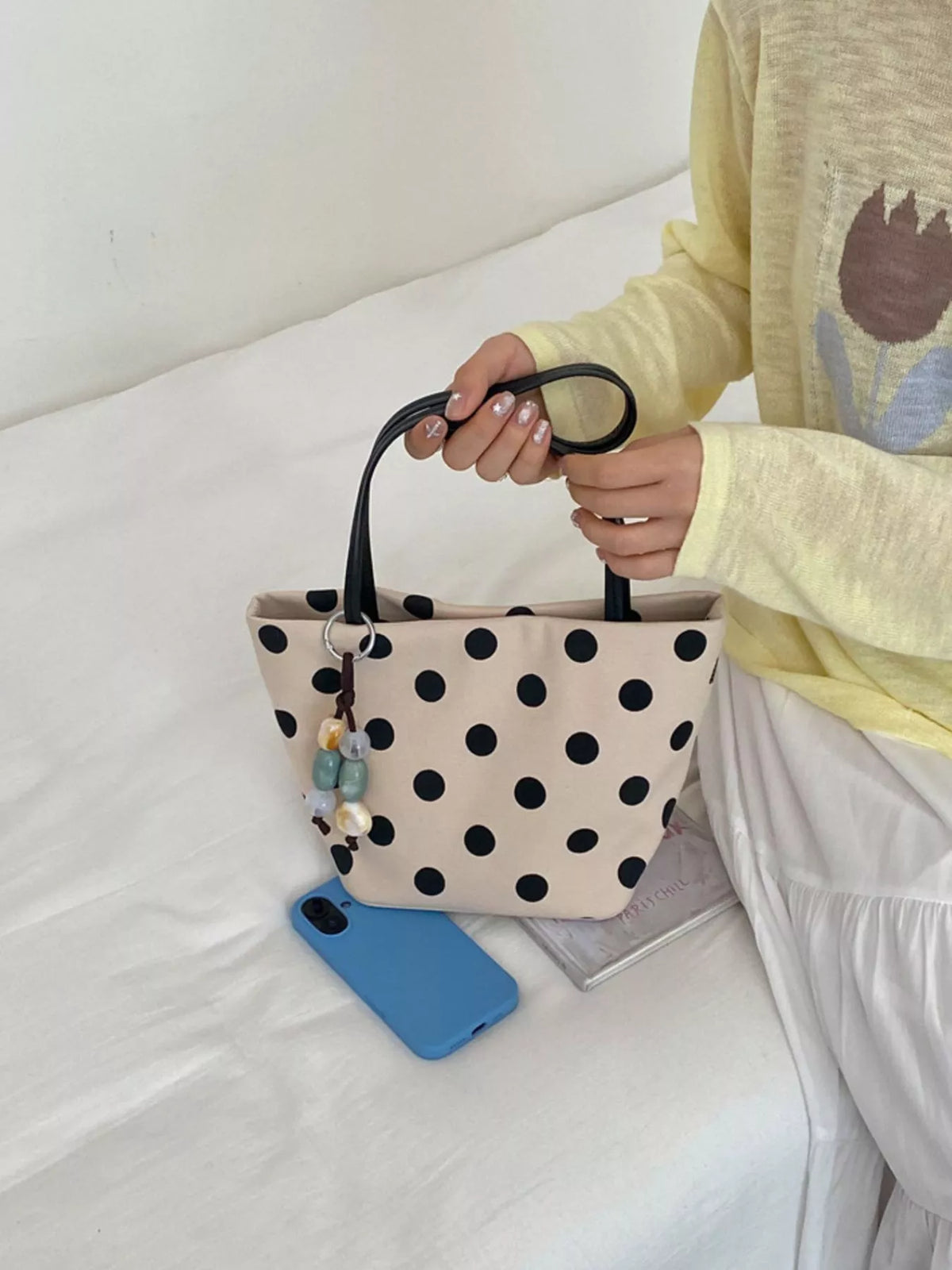 Polka Dot Shoulder Bag