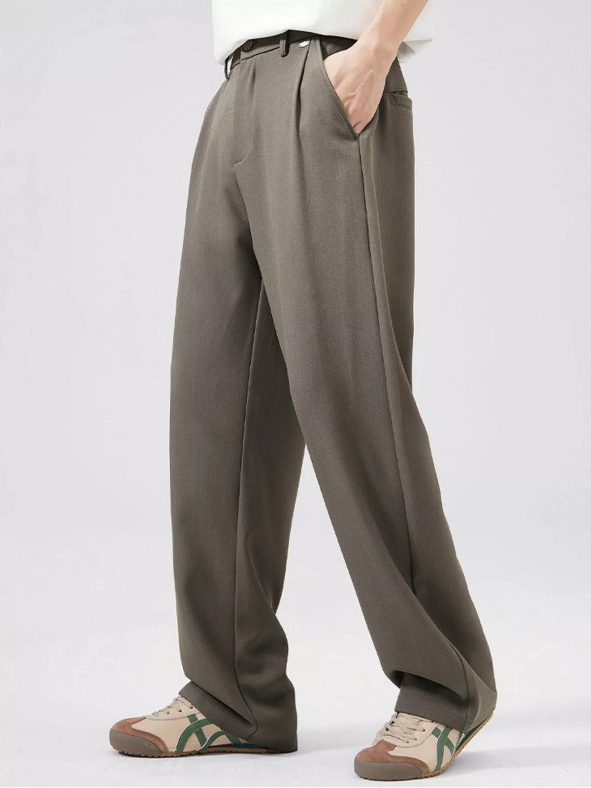 Men's Full Size Wide Leg Pants Plus Size, view 7
