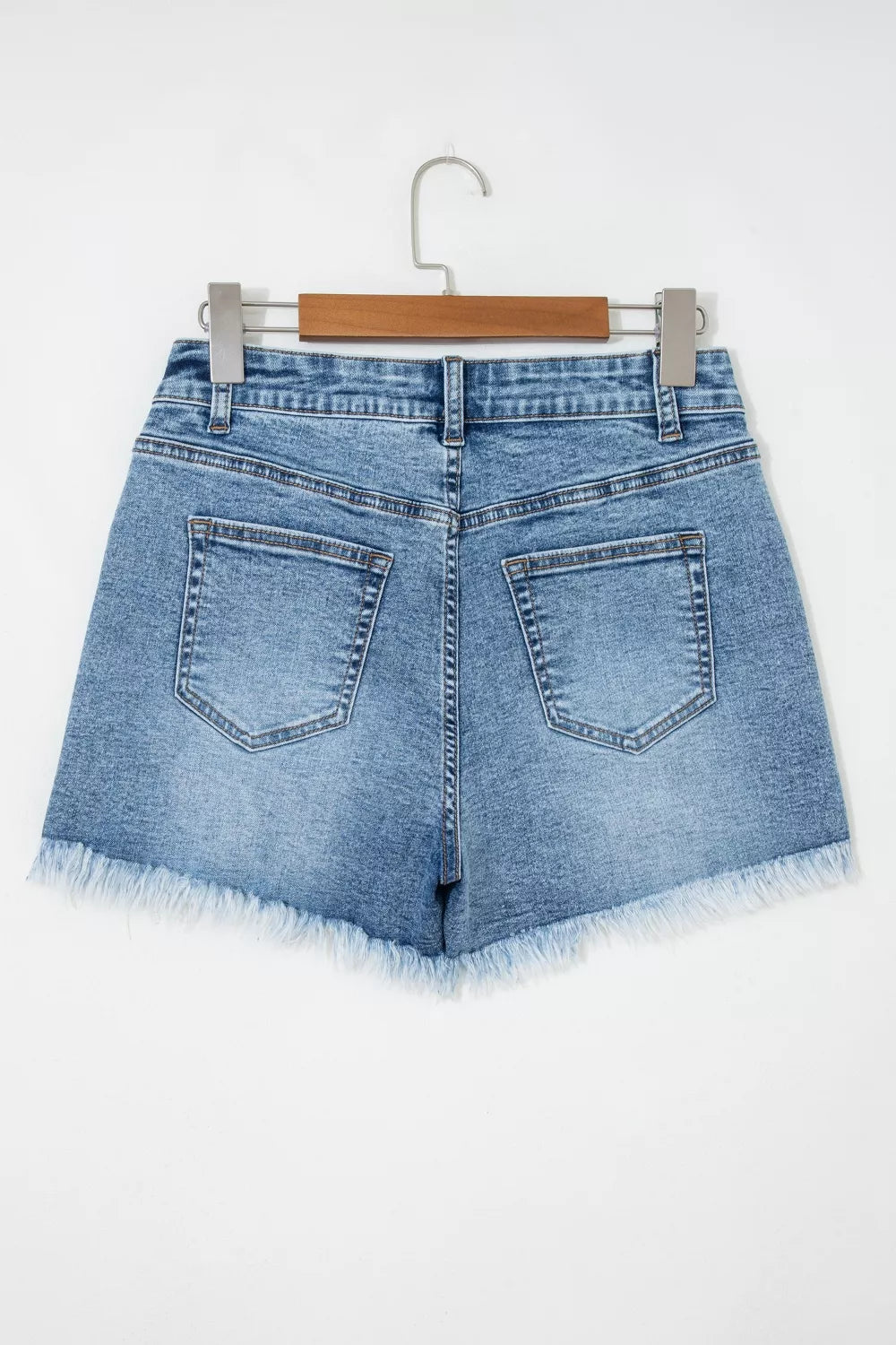 Western Embroidery Stud Denim Shorts - Lilixa.store