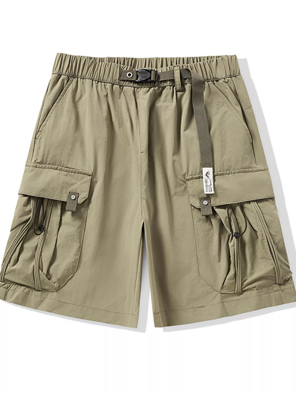 Men's Plus Size Cargo Shorts with Drawstring, view 6