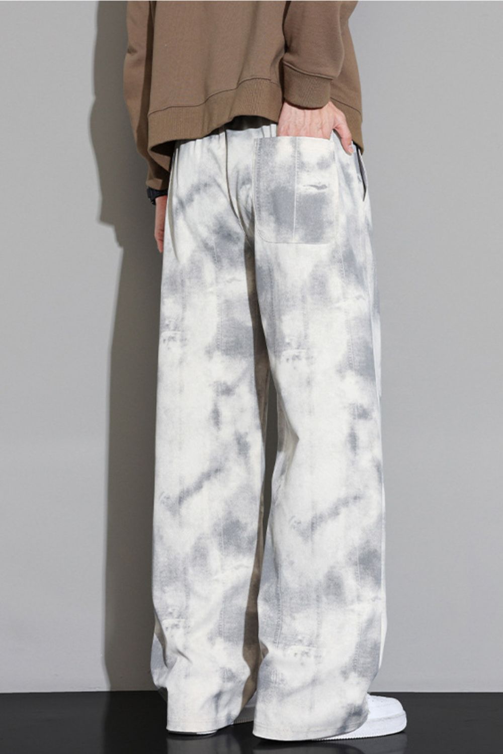 Men's Tie-Dye Loose Fit Casual Pants, view 3