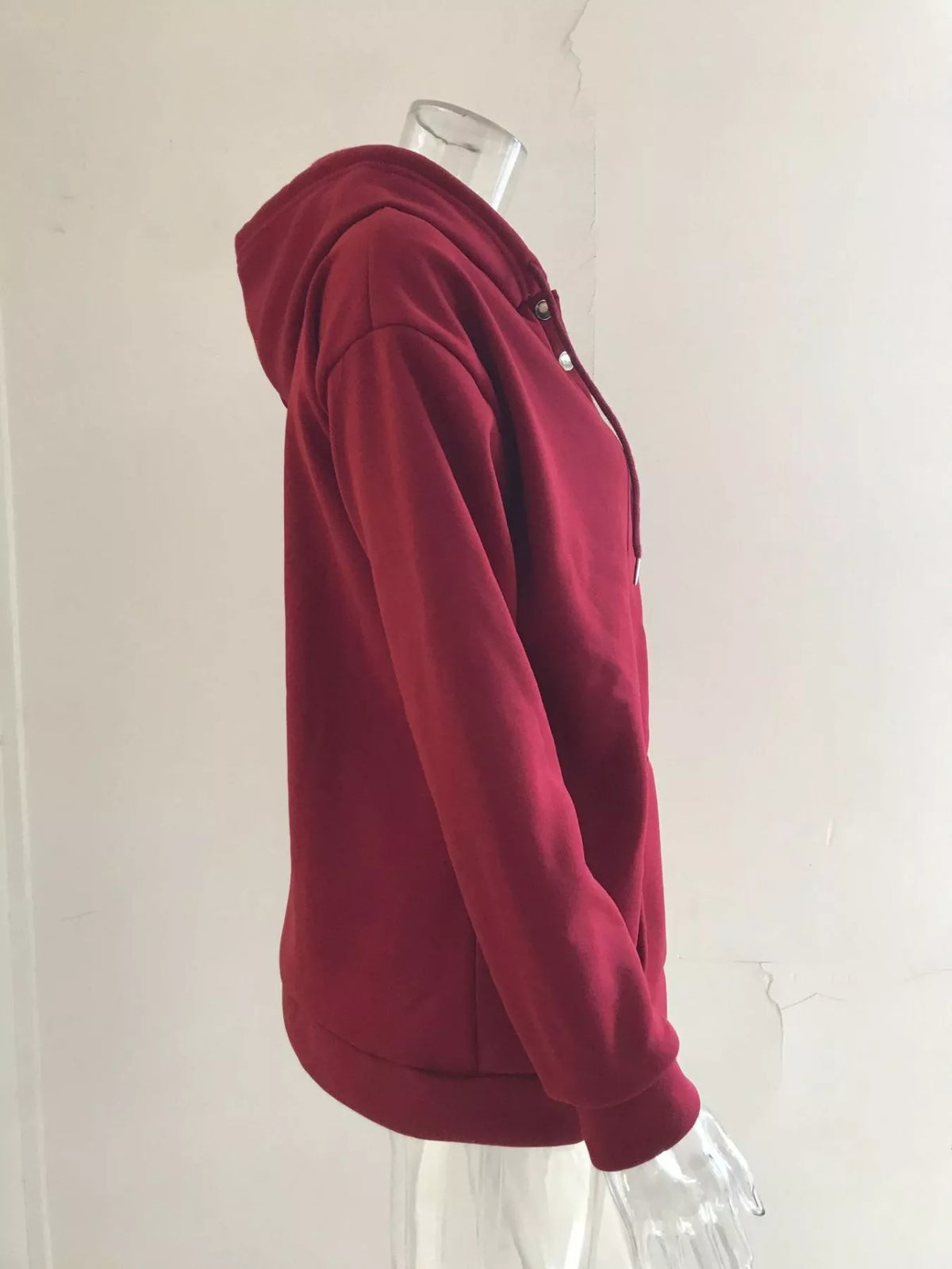 Full Size Kangaroo Pocket Drawstring Long Sleeve Hoodie Plus Size - Lilixa.store
