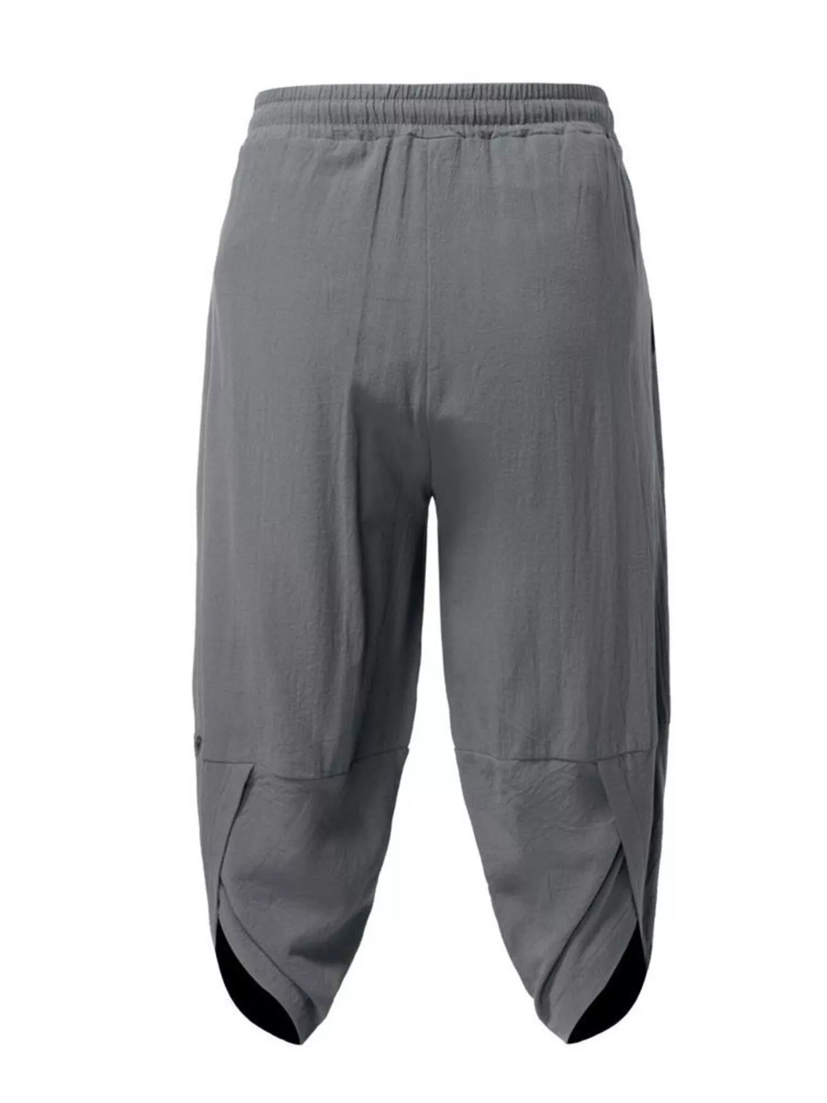 Men's Plus Size Loose Fit Cropped Pants, view 3