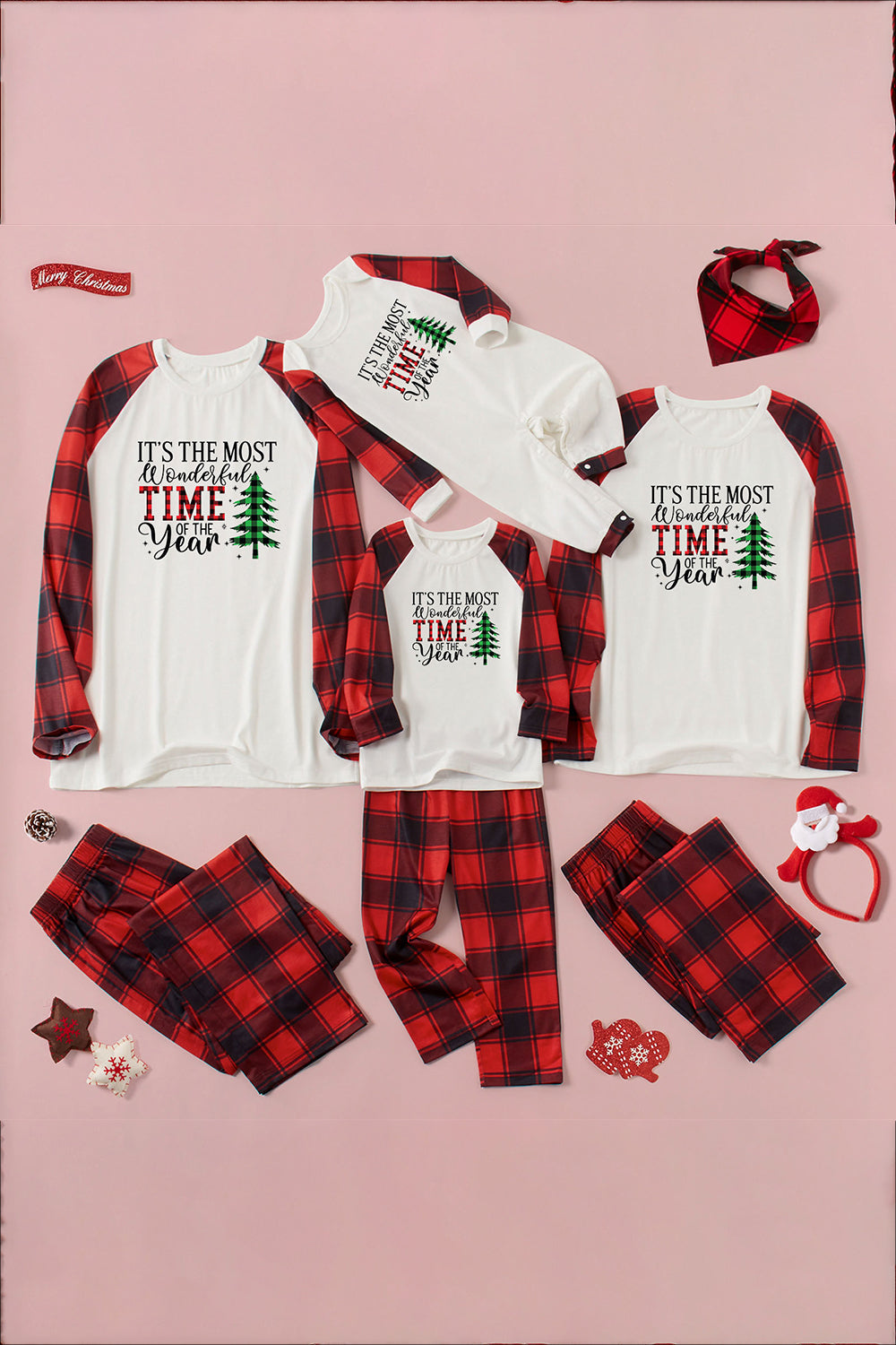 Slogan Graphic Top and Plaid Pants Set - Lilixa.store