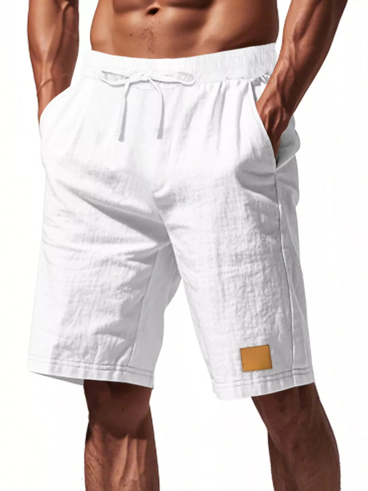 Men's Full Size Casual Drawstring Shorts Plus Size, view 2