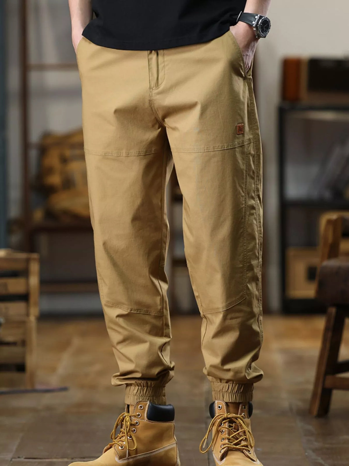 Men's Full Size Wide Leg Pants Plus Size, view 10