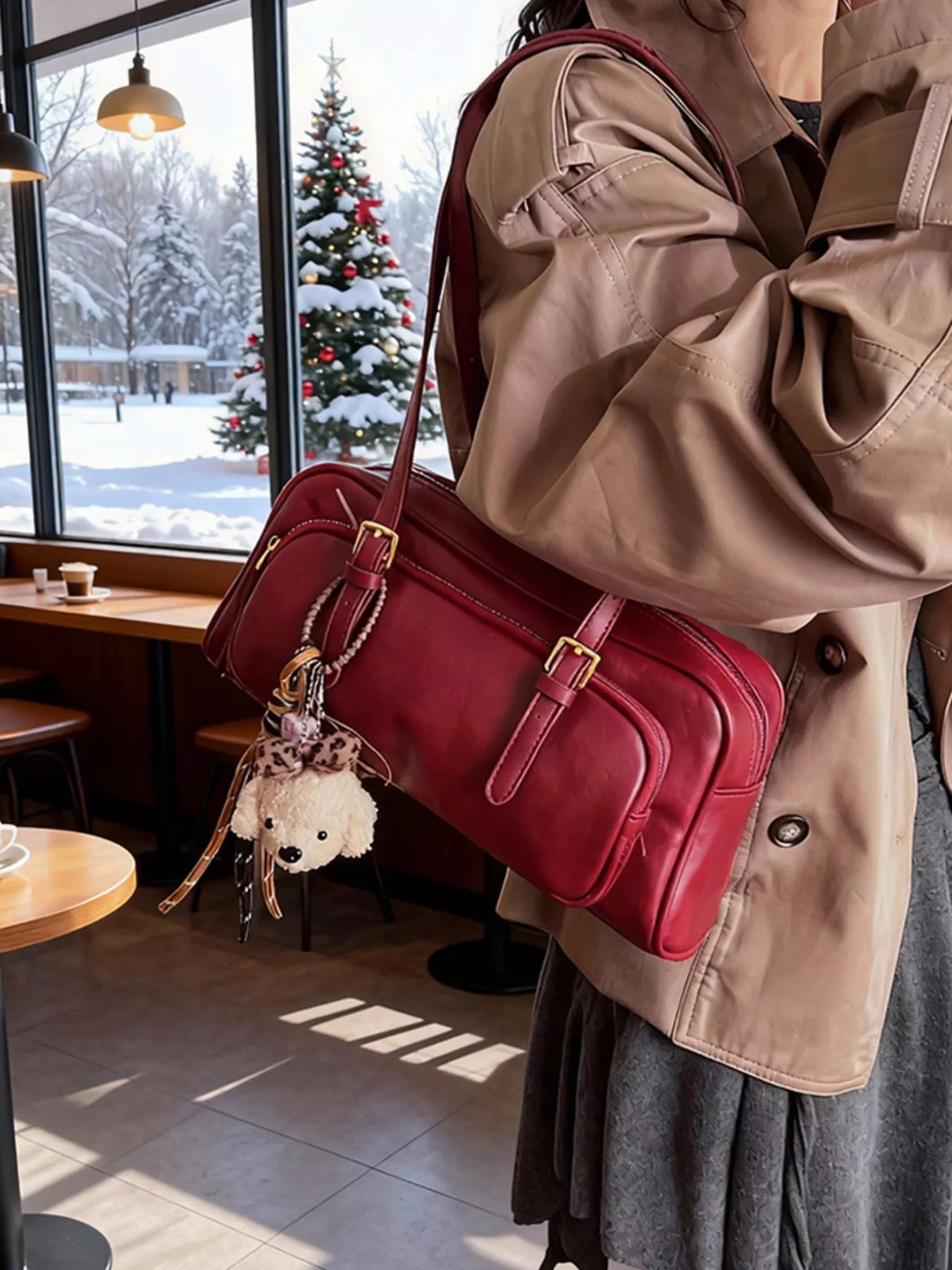 PU Leather Shoulder Bag - Lilixa.store