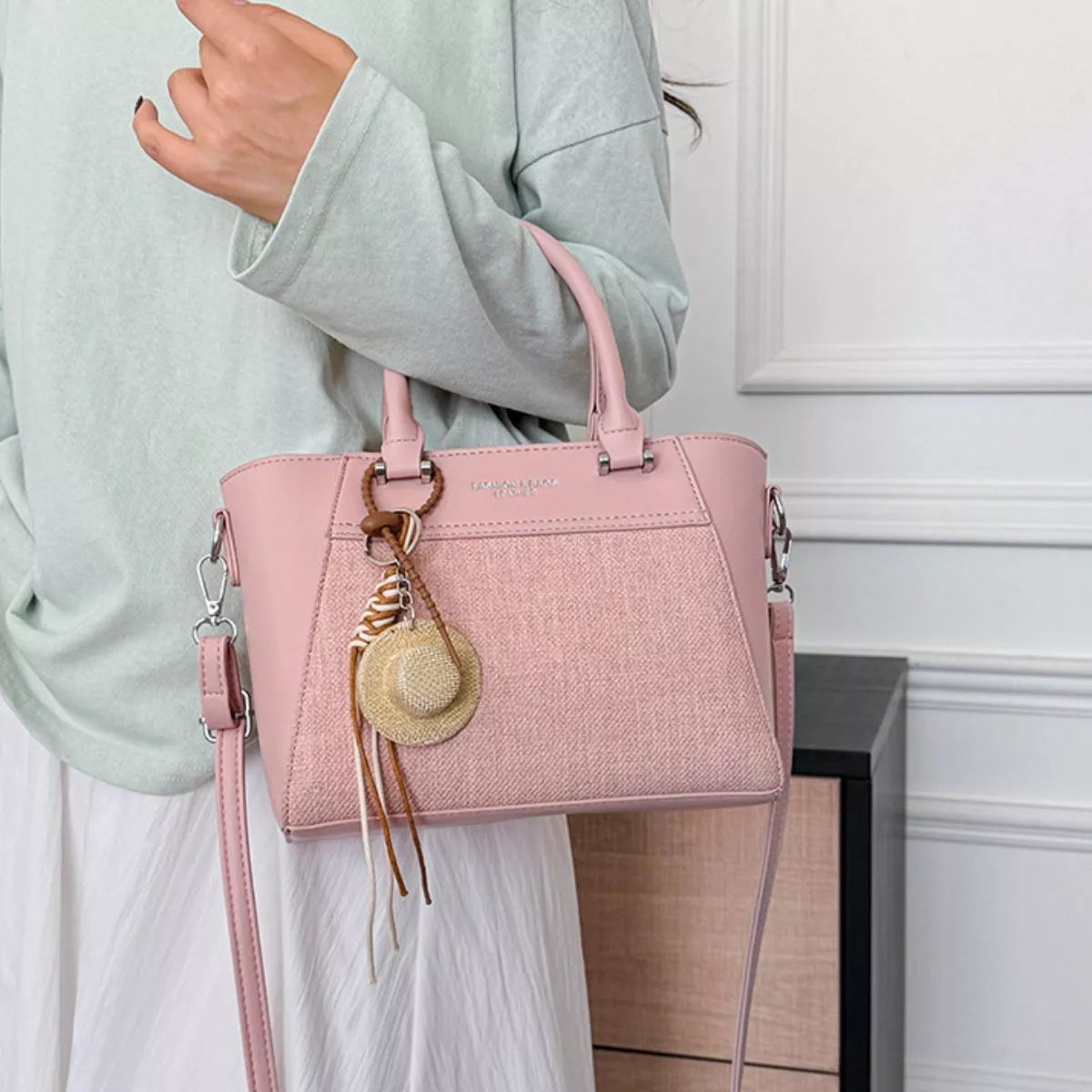 Top Handle Crossbody Bag