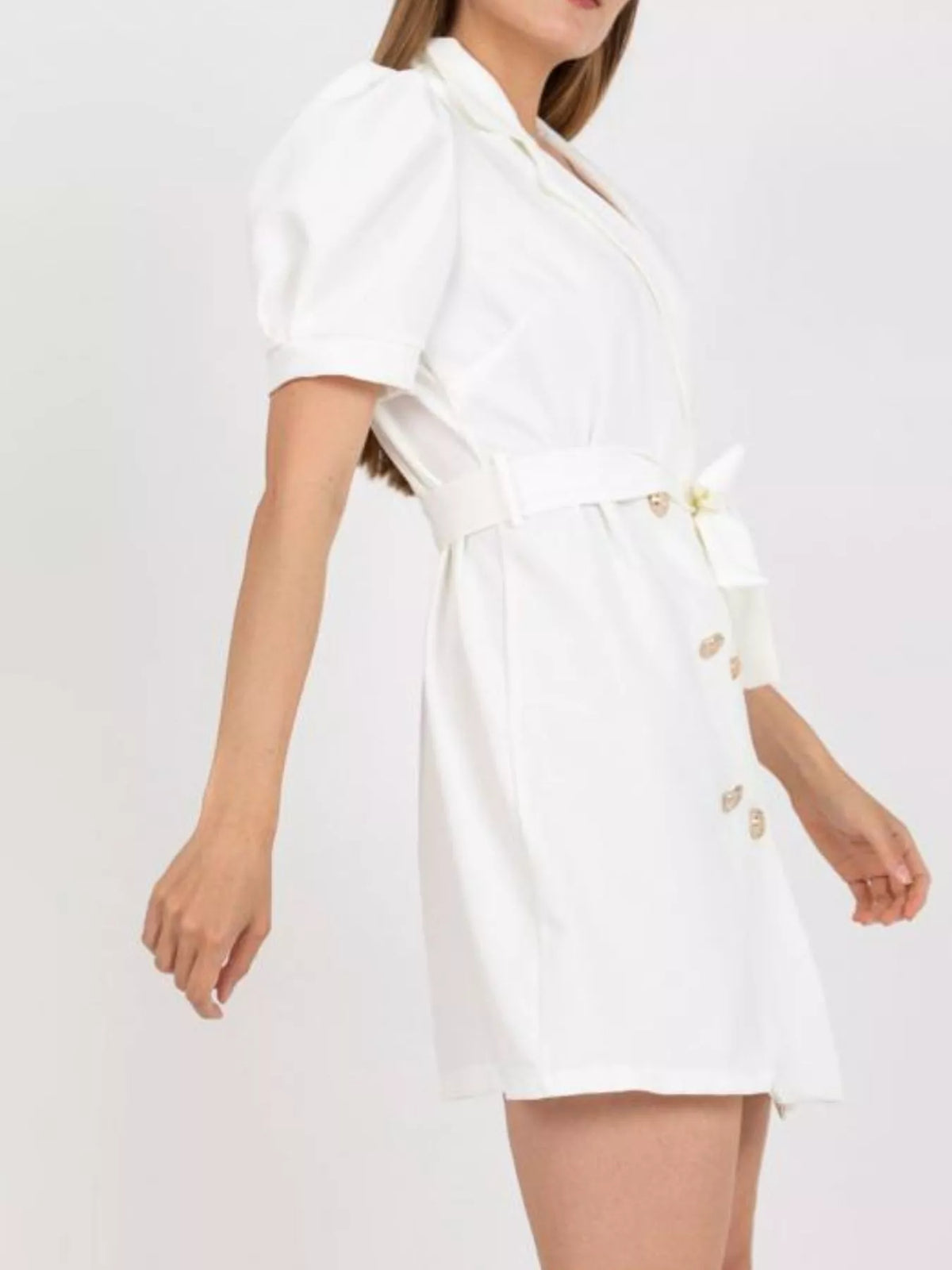 Blazer Style Tie Waist Mini Dress - Lilixa.store