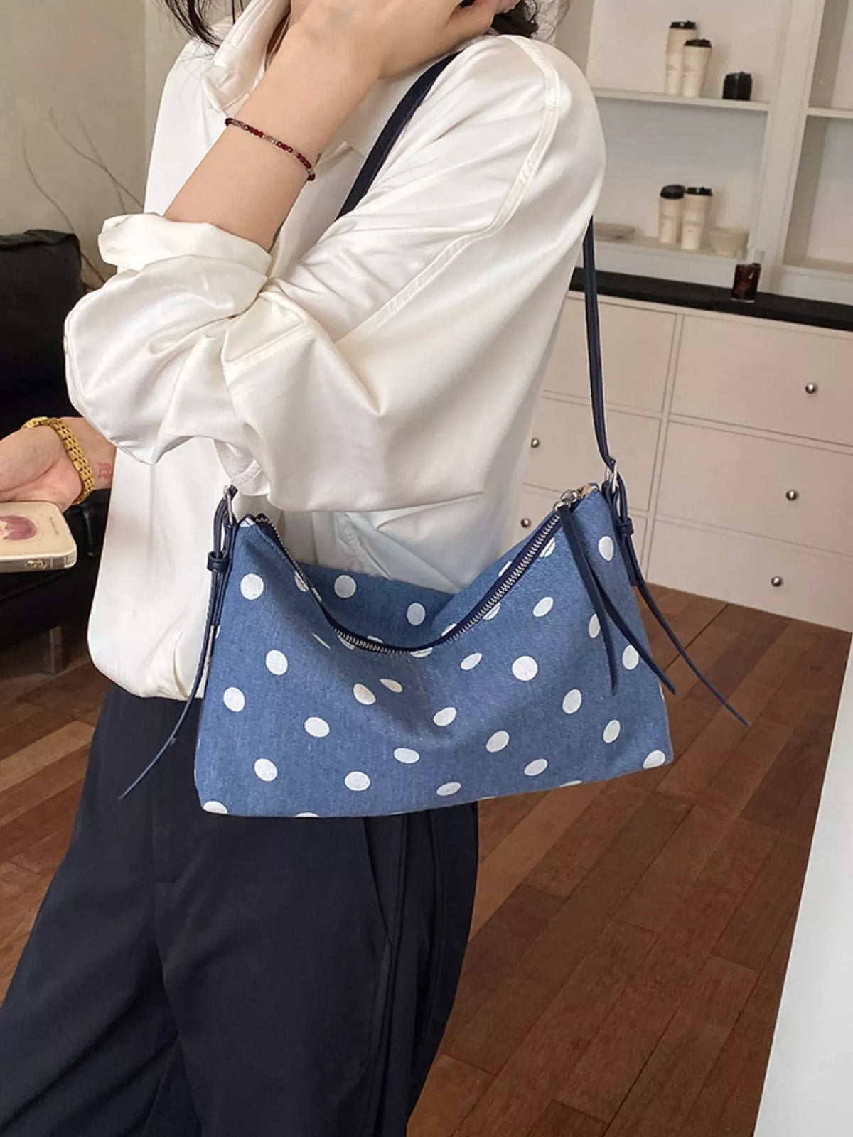 Polka Dot Shoulder Bag - Lilixa.store