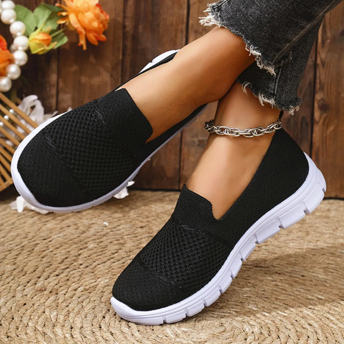Breathable Mesh Athletic Slip-Ons, view 2