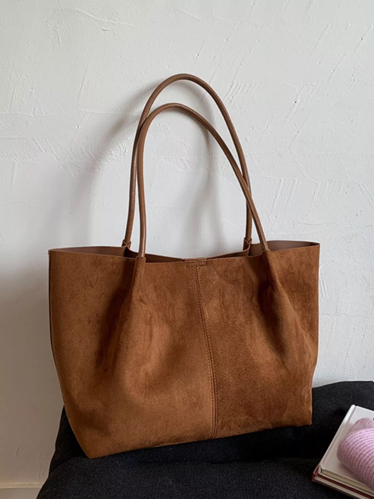 Solid Color Tote Bag