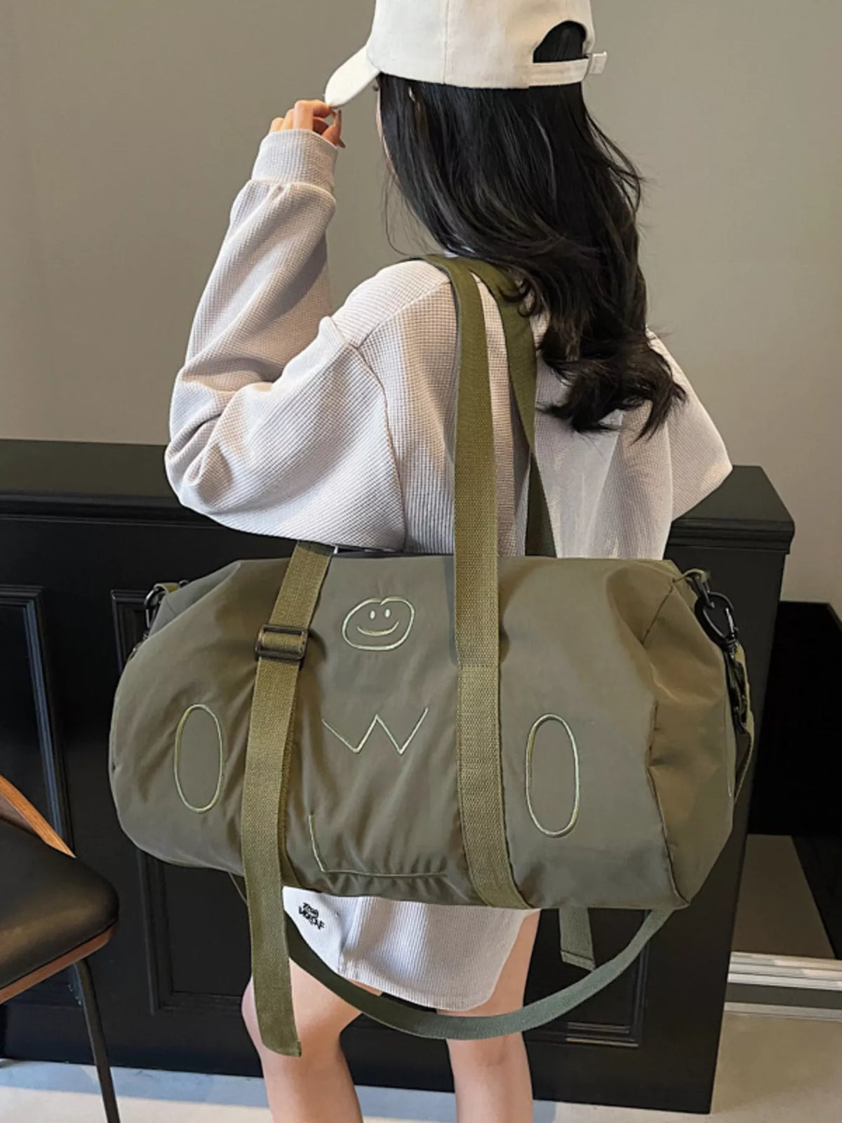 Smiley Face Duffle Bag