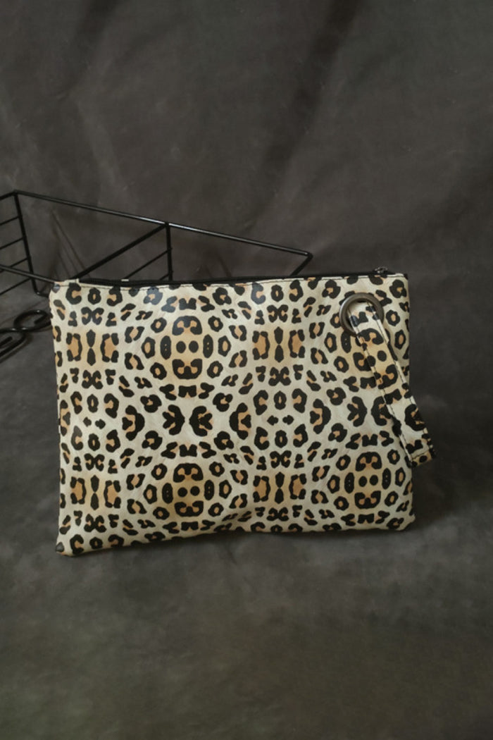 Leopard PU Leather Clutch - Lilixa.store