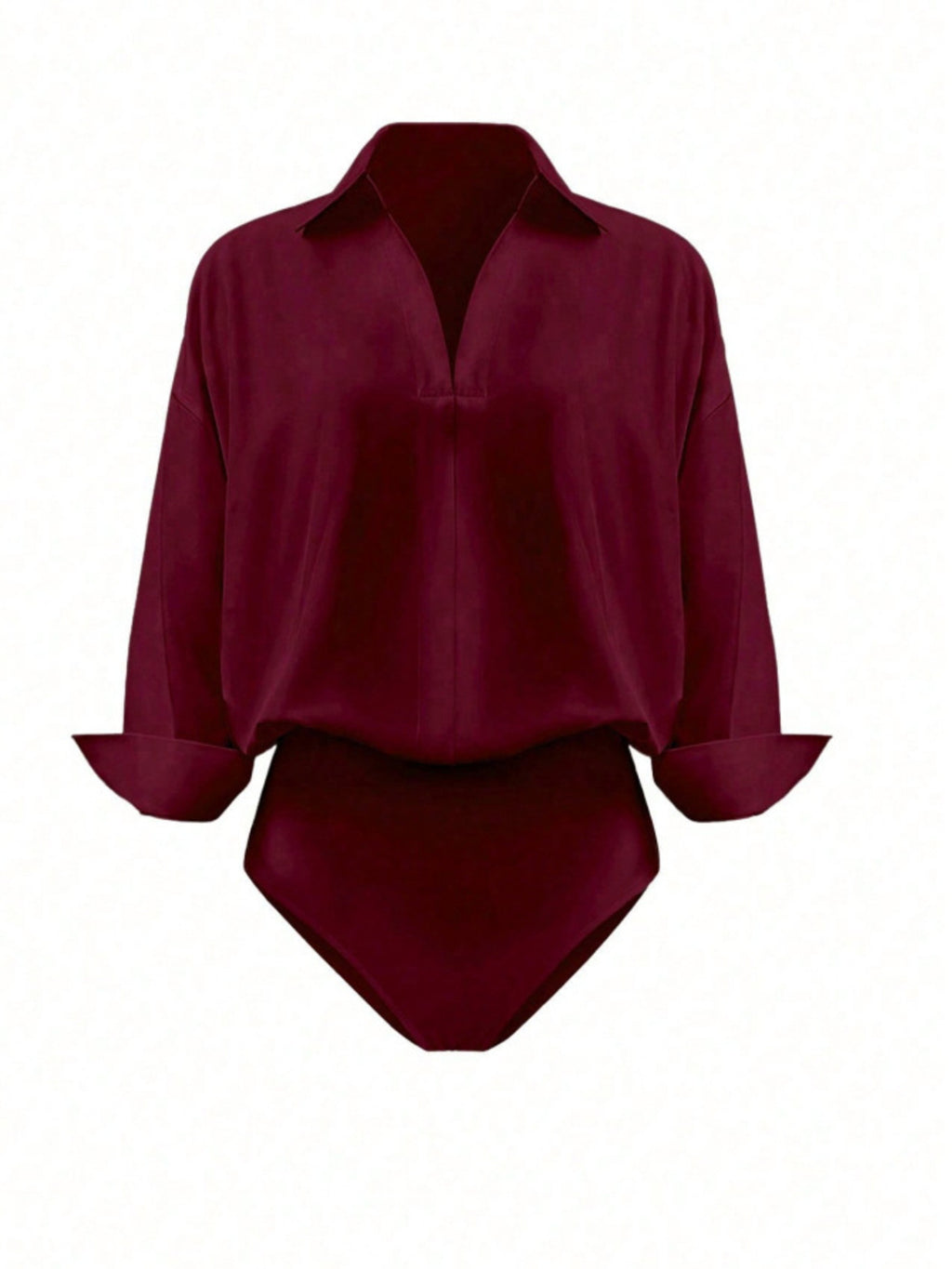 Button-Down Long Sleeve Bodysuit - Lilixa.store