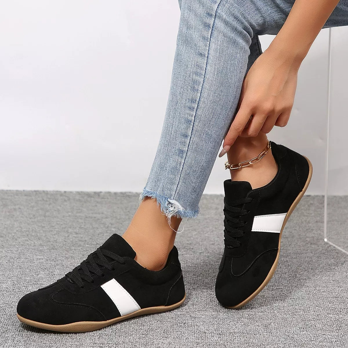 Round Toe Flats Sneakers